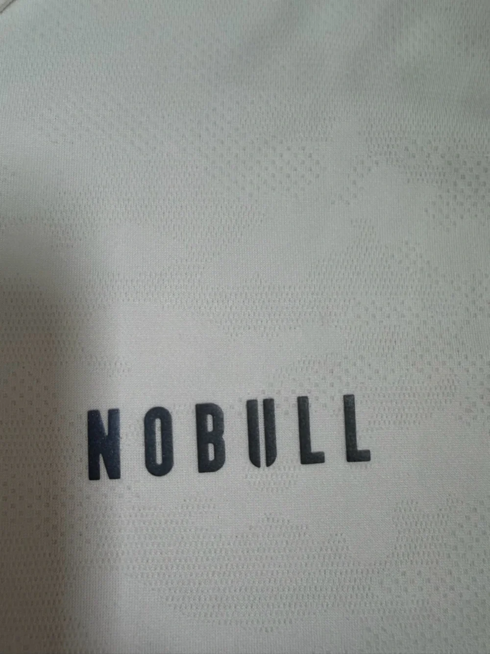 NOBULL Men's White Performance Polo, Camo Textured, Lightweight, EUC, XXL - Picture 3 of 4